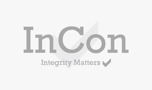 The image displays the InCon logo with the tagline ‘Integrity Matters’ and a grey tick mark beneath the text.